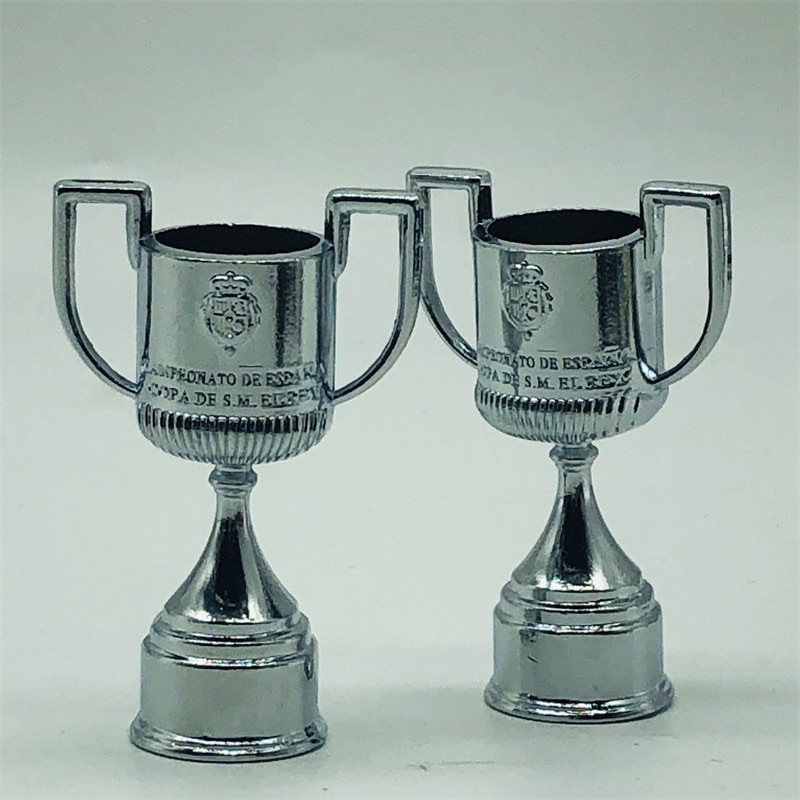Copa Del Rey Kings Cup Metal Mini Trophy Piala Bola Sepak Real Madrid Barcelona