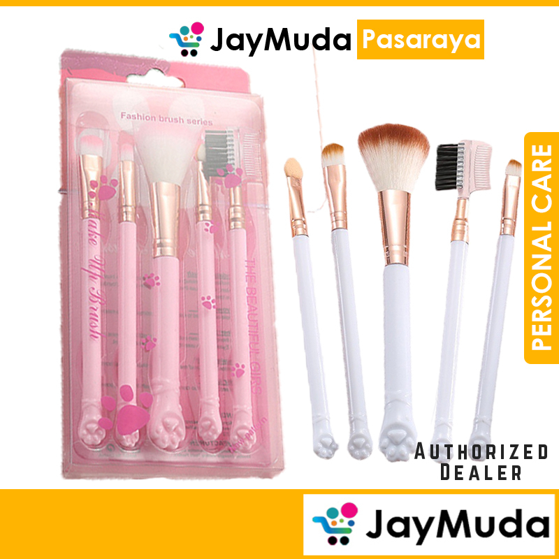 Jaymuda Fashion Brush Series 5in1 Make Up Brush 5pc Brush แปรงรองพื้น Eyebrown Brush แปรงอายไลเนอร์ 