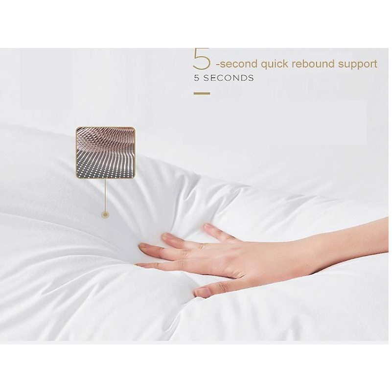 BANTAL HOTEL 100% GOOD QUALITY Pillow Standard 1200g 5 Star Hotel White Microfiber Soft Bolster case