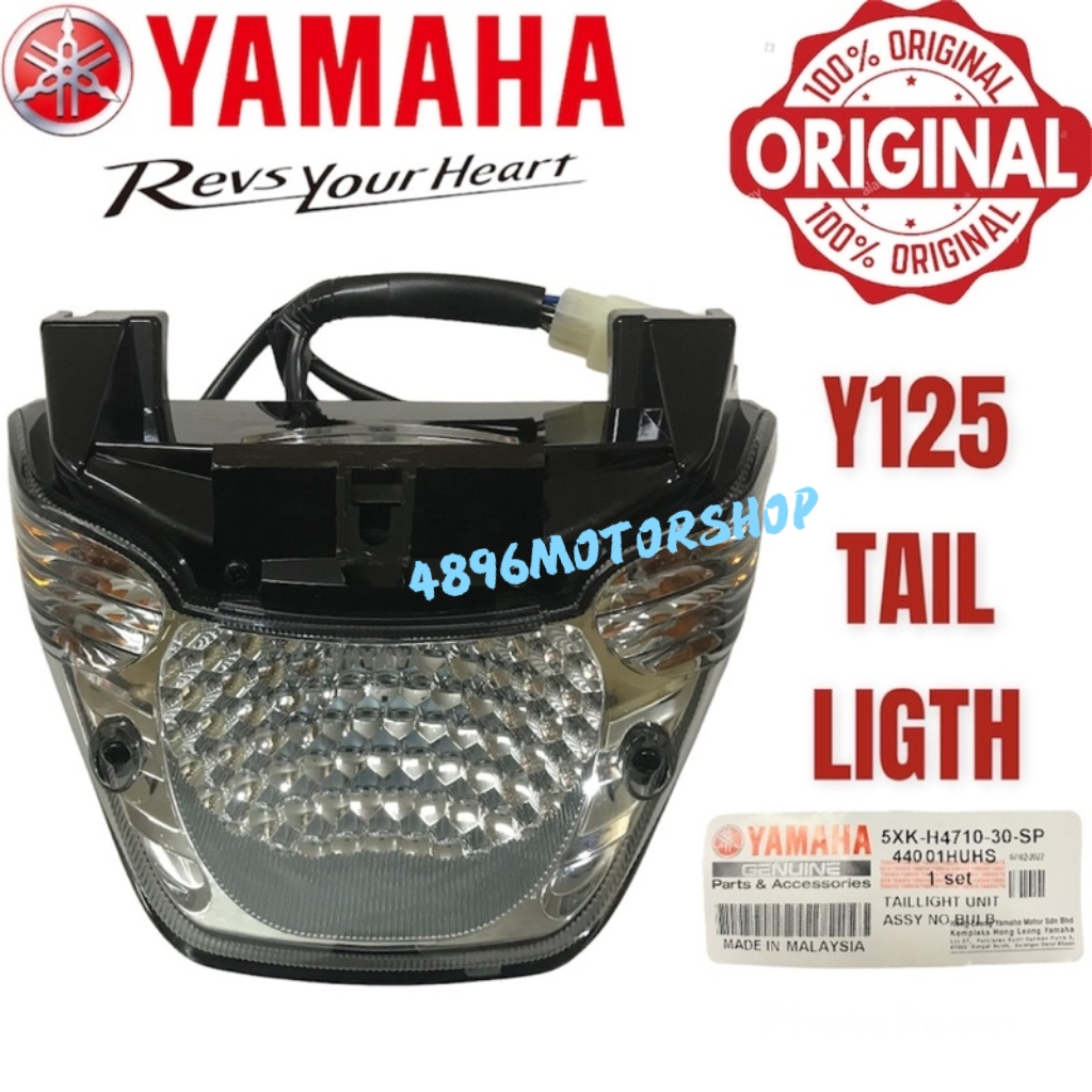 HLY YAMAHA Y125ZR Y125Z Y125 RXZ CATALYZER CATA TAIL LAMP ASSY LAMPU BELAKANG 5XK-H4710-30-SP ALBINO