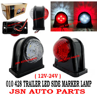 J115s13 โคมไฟ LED 010 428 12V 24V ทรงกลม สีขาว สีแดง สําหรับราคาฮาร์กา UNTUK SATU BIJI 1 ชิ้น