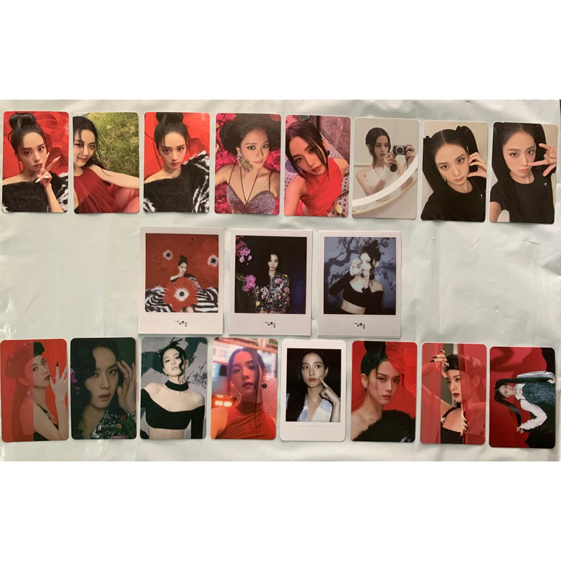 BLACKPINK JISOO ME Flower อัลบั้มเดี่ยว Photocard โพลารอยด์ YG เลือก POB