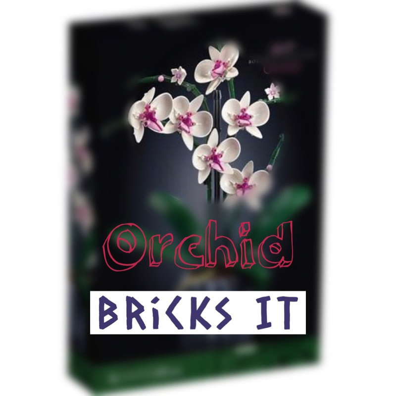 Lepin Orchid Okid / ช่อดอกไม้ 10311 / 10280 คอลเลกชันพฤกษศาสตร์ที่เข้ากันได้
