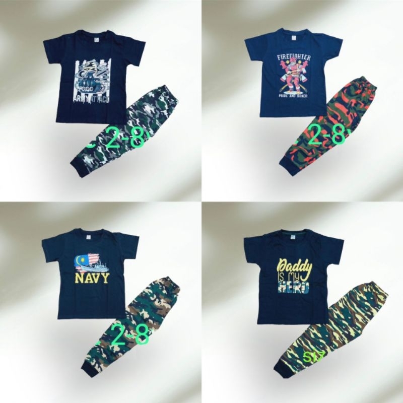 NR BOY PYJAMAS (2-8YEARS) / CELARENG BOYS SLEEVE / BOYS SLEEVE / BOYS SLEEVE