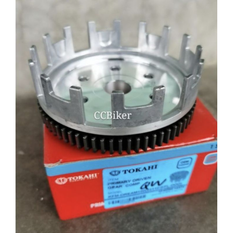 EX5 DREAM E BONUS CLUTCH PRIMARY DRIVEN GEAR EX5 DREAM E BONUS CLASS-1 CLUTCH HOUSING MANGKUK CLUTCH