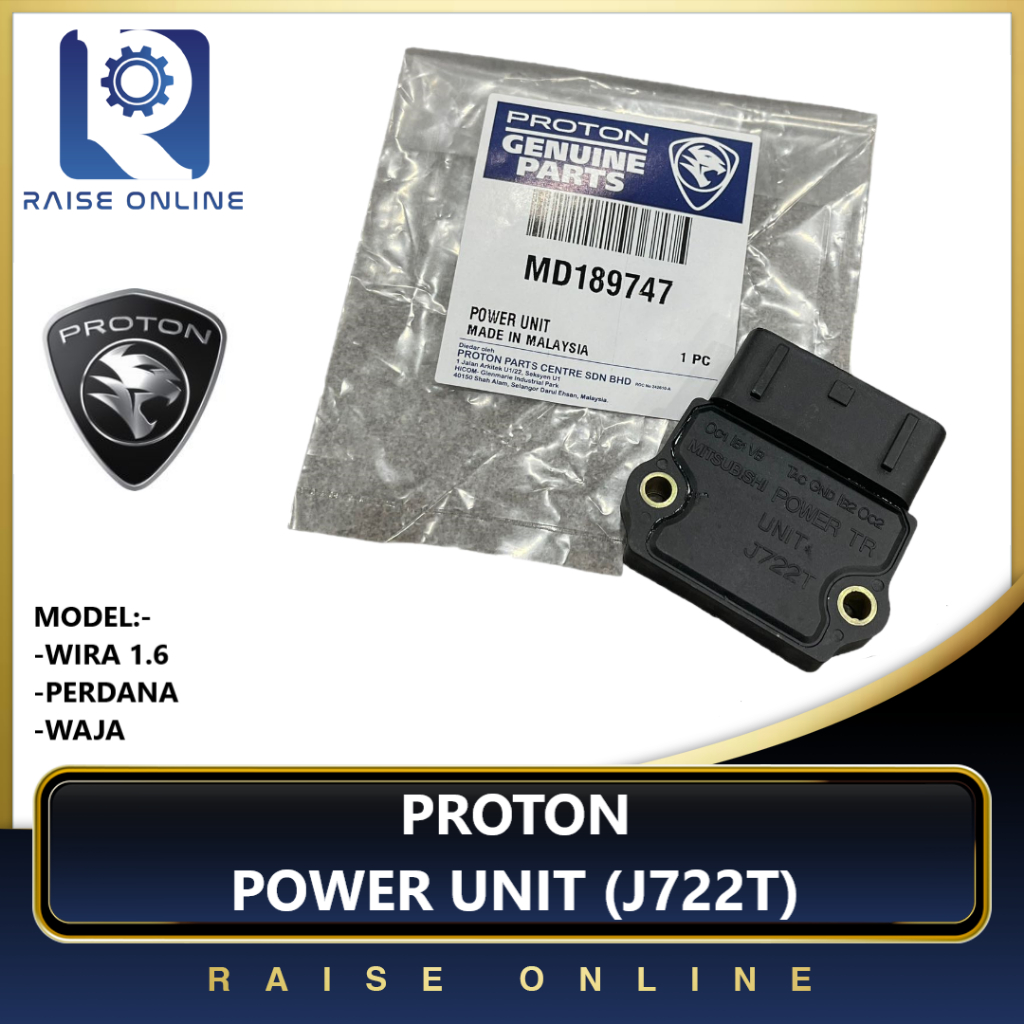 แพทยศาสตร์189747 J722T PROTON WIRA 1.6, WAJA 1.6,4G91,4G92,4G93 POWER TR UNIT โมดูล IGNITION