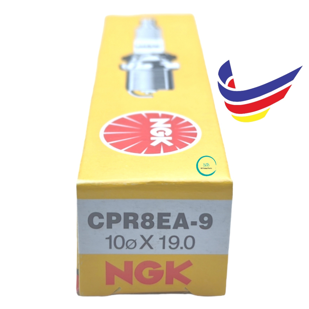 NGK SPARK PLUG CPR8EA-9 CPR8EA LC135 NVX 155 NMAX 155 NOUVO LC 135 NS200 RS200 VF3I WAVE 125 FUTURE 