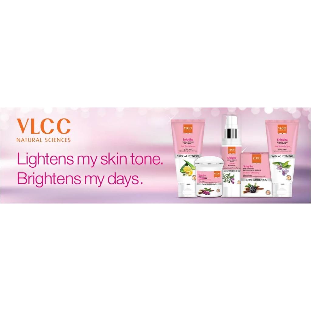 Natural VLCC SNIGDHA WHITENING NIGHT CREAM,DAY CREAM,FACE WASH,SERUM