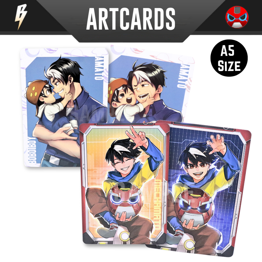 ชุด Artcard OFFICIAL BoBoiBoy & Mechamato
