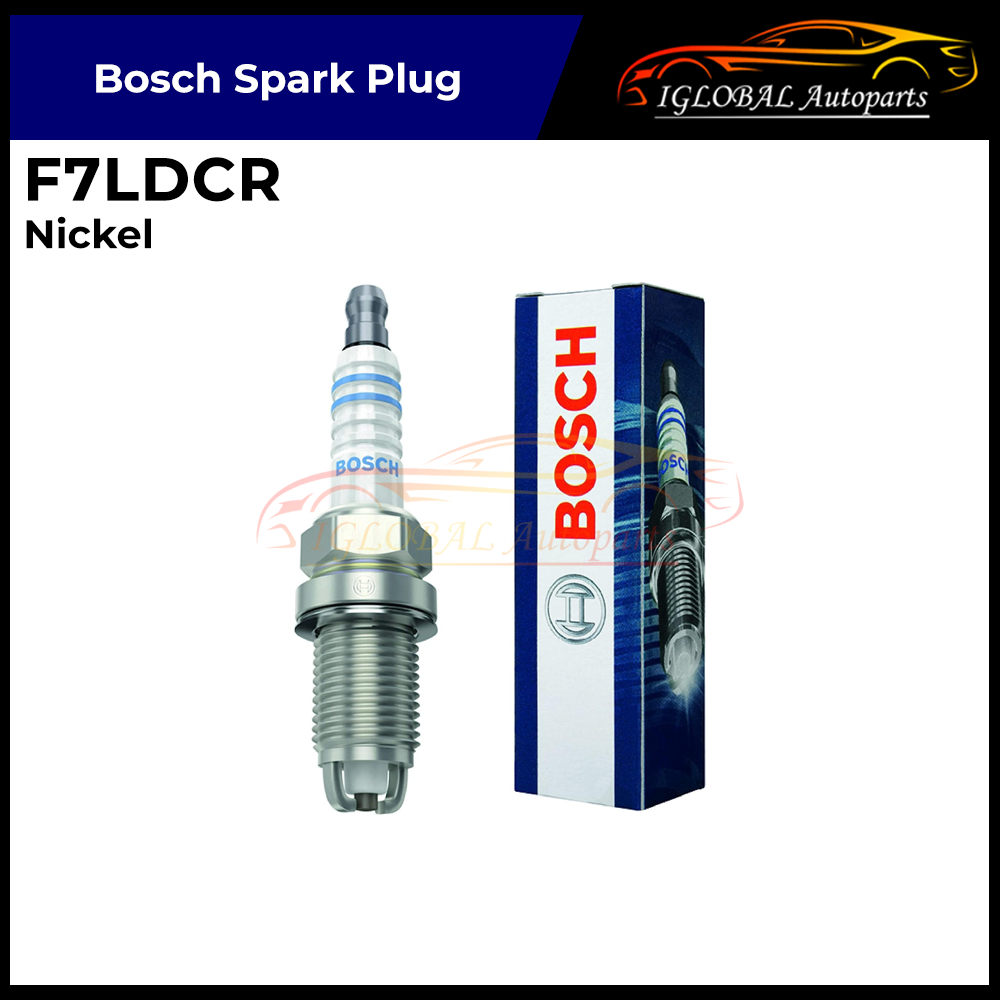 (1 ชิ้น) หัวเทียน Bosch F7LDCR - BMW 3 5 7 series / E30 E32 E34 E36 E38 E39 E46