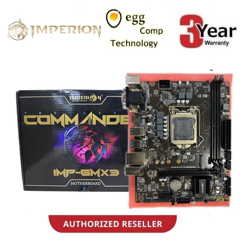IMPERION H510 G587 MATX เมนบอร์ด LGA1200 h510M