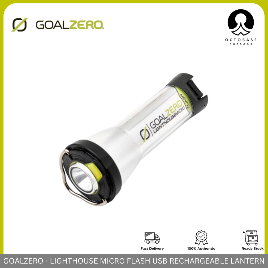 GOAL ZERO - LIGHTHOUSE MICRO FLASH USB RECHARGEABLE CAMPING LANTERN LIGHT