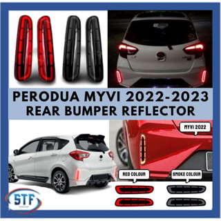 Perodua Myvi 2022-2023 กันชนหลัง แบบไดนามิก สะท้อนแสง พร้อมสัญญาณวิ่ง ออกแบบ YCL ซ้าย และขวา