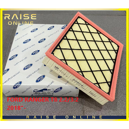 AIR FILTER (สี่เหลี่ยม) FORD RANGER WILDTRAK T8 2.2/3.2 RAPTOR T7 2.0 2018"- EVEREST 2015"- EB3G-965