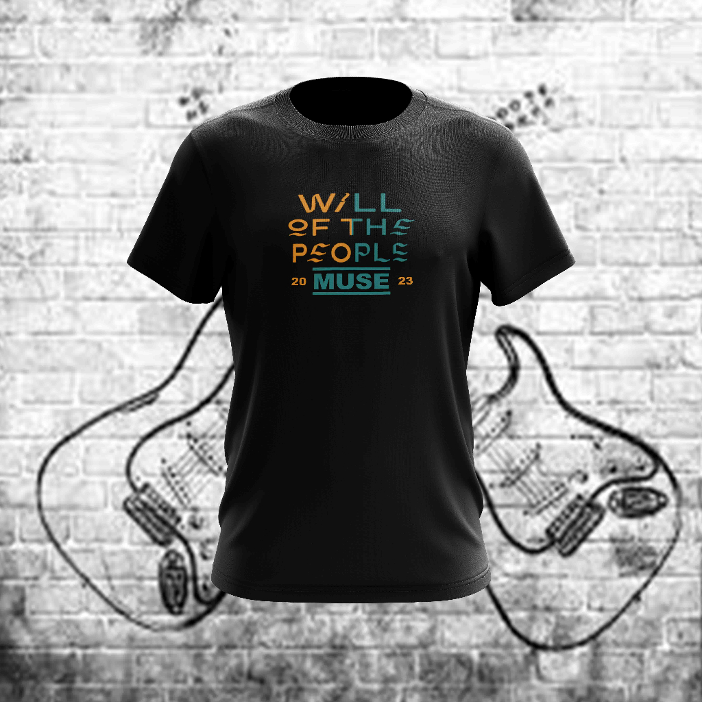 MUSE TSHIRT WILL OF THE PEOPLE design 3 live IN 29 JULY 2023 เสื้อยืดสําหรับเด็กและผู้ใหญ่ 2023