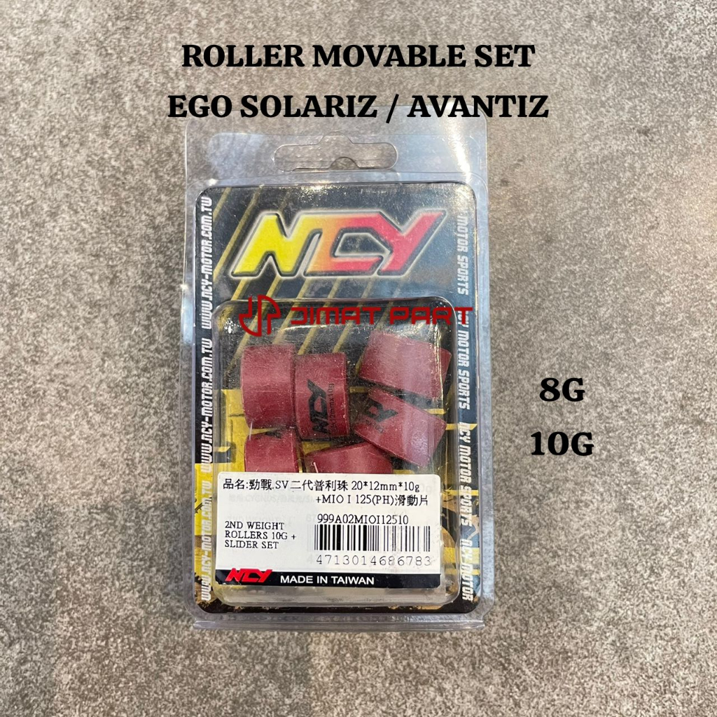 NCY RACING ROLLER MOVABLE SET EGO SOLARIZ AMEANTIZ 8G 10G
