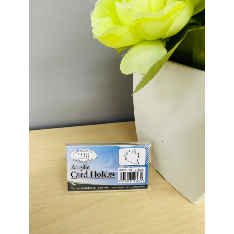 ACRYLIC CARD HOLDER L / ACRYLIC CARD STAND L (T60) / ACRYLIC CARD STAND L (T90) / ACRYLIC CARD STAND