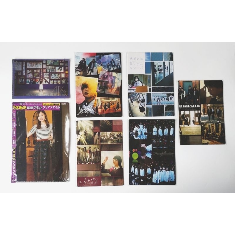 KEYAKIZAKA46/NOGIZAKA46 : UNDERSHEET + CLEAR FILE SET OF 7 JULY23