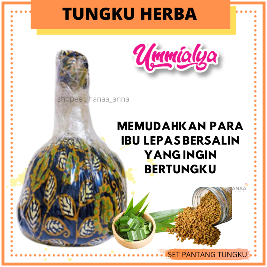 เตา HERBA Tuku UMMIALYA Batu Tuku หลังคลอด Abstinence Barut Bengkung Flattening ท้อง Abstinence