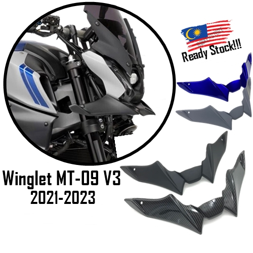 สําหรับYamaha MT-09 V3 2021 2022 2023 MT09 MT 09 Front Fairing Aerodynamic Winglet Lower Cover