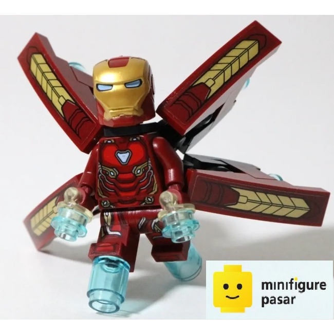 Sh0497as Lego Marvel Super Heroes Avengers Infinity War 76107 - Iron Man Mark 50 Armor Minifigure w 