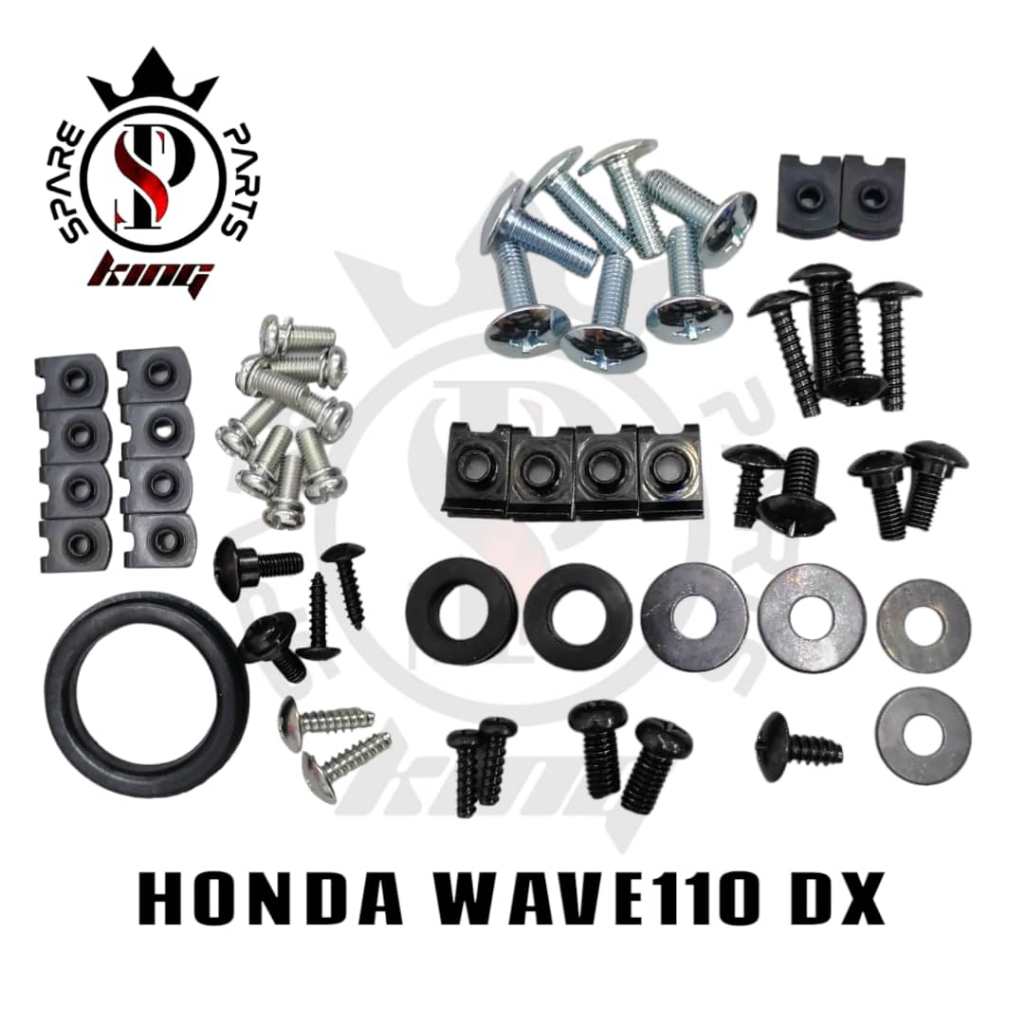 HONDA WAVE110DX WAVE110 DX HANDLE COVER SCREW SET LEG SHIELD SCREW SET