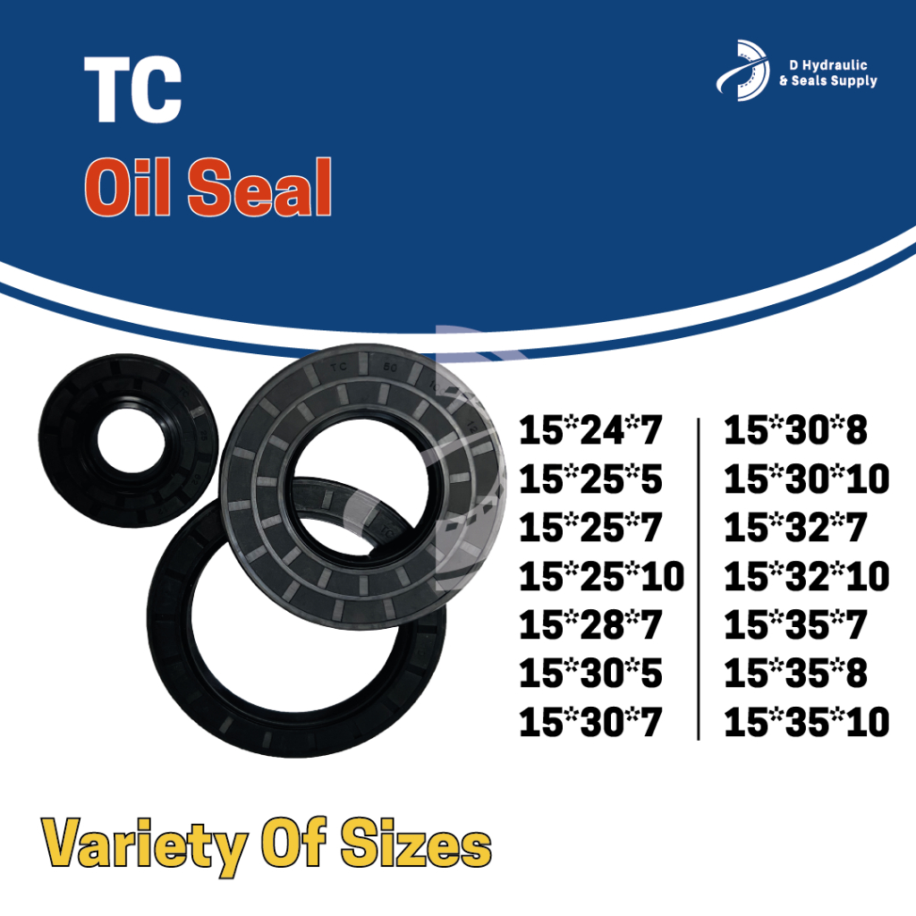 NBR TC ซีลน้ํามัน 15 (ID) ซีลน้ํามัน NBR TC (TC 15X30X8/15X30X7/15X30X10/15X30X5/15X35/8/15X35X10/15