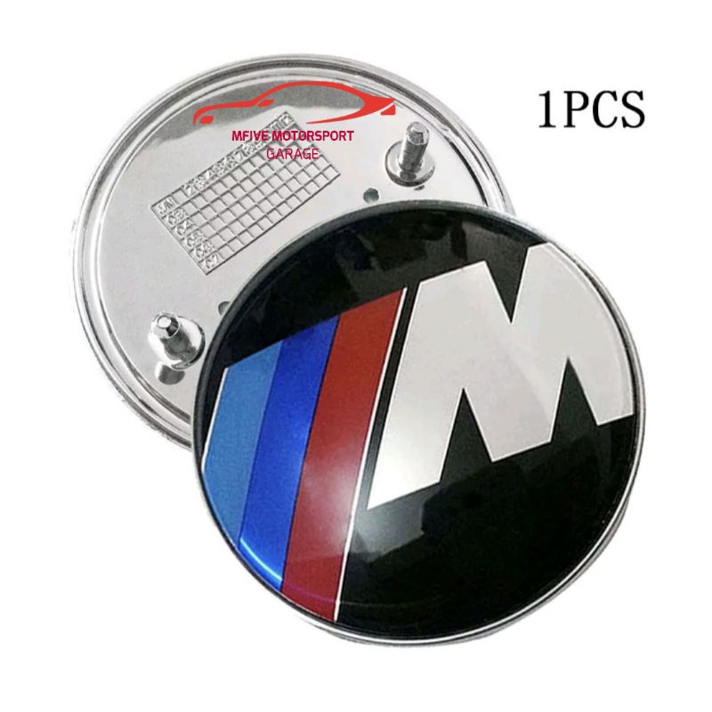 Bmw ///Msport Front Bonnet Hood Emblem 82mm