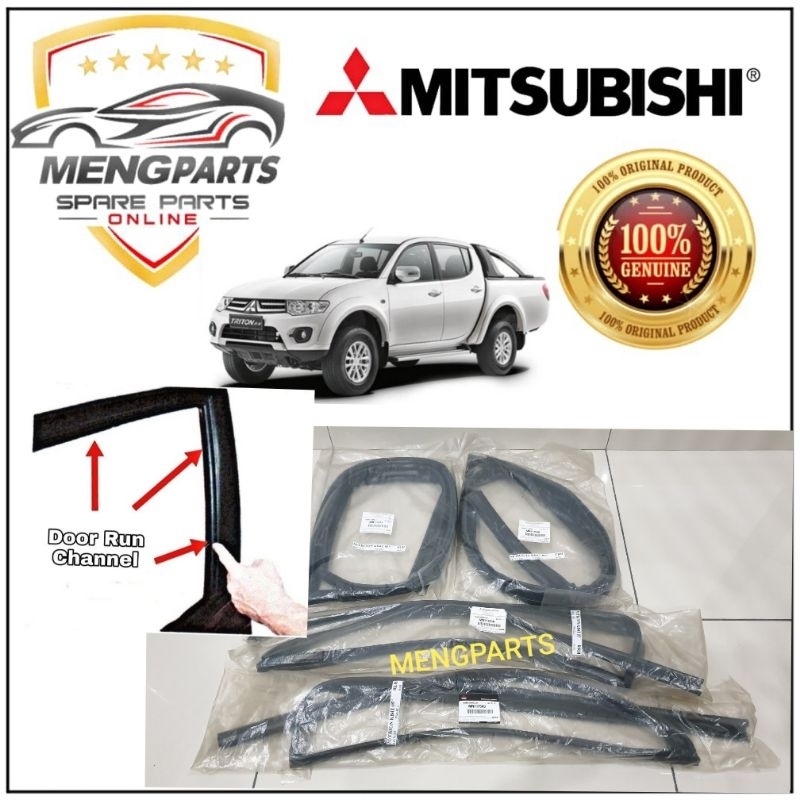 TRITON KB4T 2005Y-2014Y กระจกประตู RUN CHANNEL MN117548 นาที117547 นาที117550 นาที117549