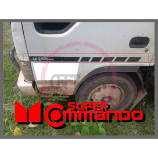 Cfs574 สติกเกอร์ไวนิล ลายโลโก้ ISUZU Super Commando ELF N Series Truk LORRY TRUCK สําหรับติดตกแต่งด้านหน้ารถยนต์