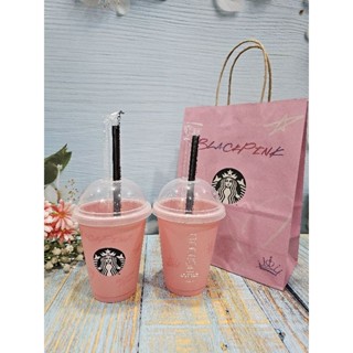 Starbucks BlackPink แก้วนํากลับมาใช้ใหม่ได้ 16 ออนซ์