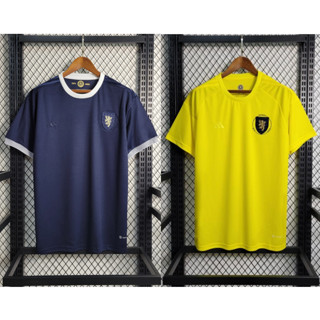 เสื้อกีฬาแขนสั้น ลายทีมชาติฟุตบอล Scotland ครบรอบ 150 ปี และผู้เล่น