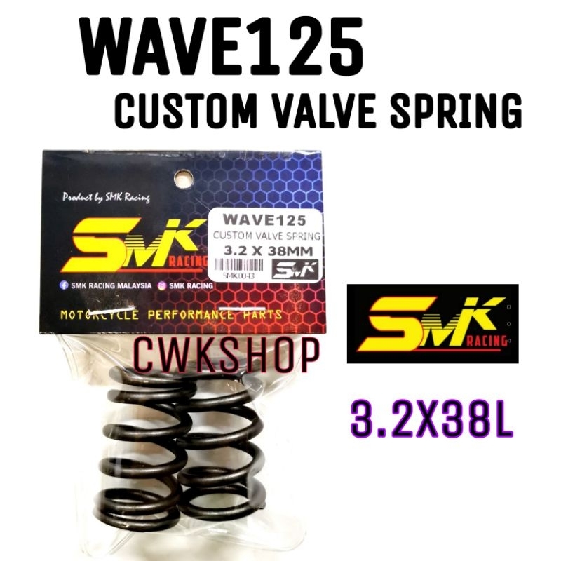 FUTURE/EX5/WAVE125 RACING CUSTOM VALVE SPRING 3.0 3.2 SMK RACING(3.0X38 3.2X38MM