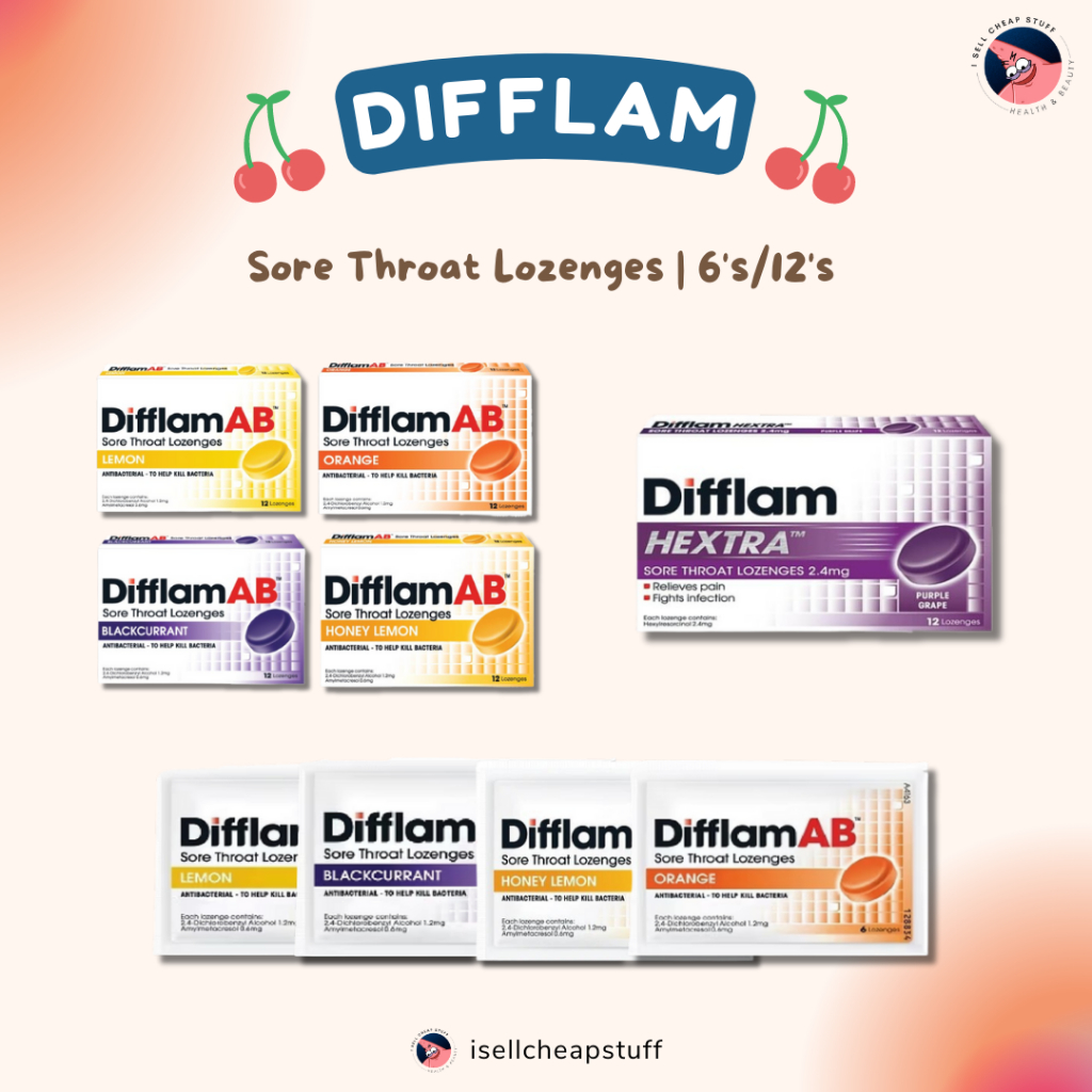 Difflam AB/Hextra Lozenges [6s/12s]