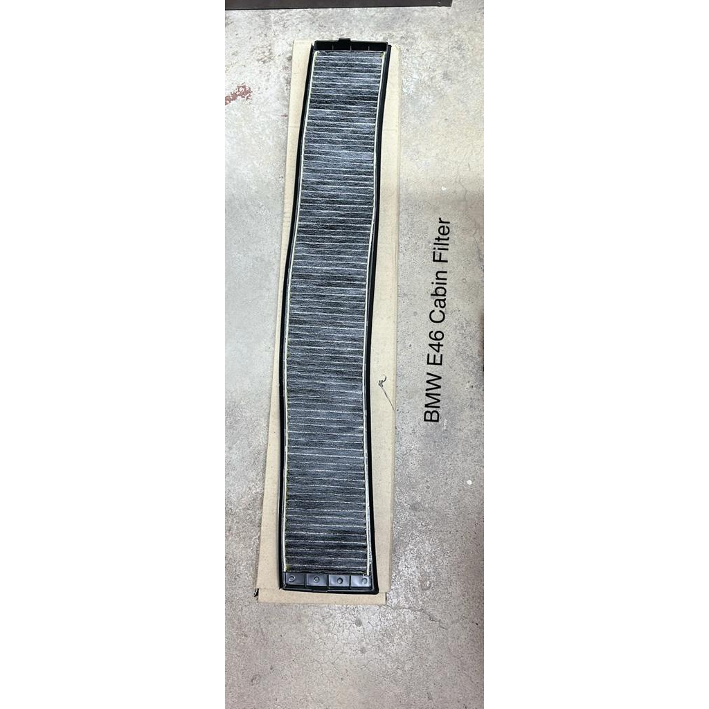 ไส้กรองอากาศกรองห้องโดยสาร BMW E46 พร้อมคาร์บอน