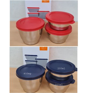 TUPPERWARE ทัปเปอร์แวร์ เหล็กสเตนเลส สําหรับอาหารกลางวัน