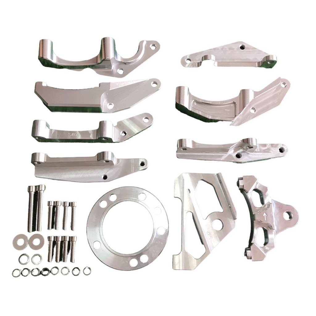 CALIPER BRACKET WITH SCREW & BUSH 100MM GP4 M3 K50 M4 GSX M5 Y15Z RXZ RS150 NVX155 Y125Z LC135 ZX150