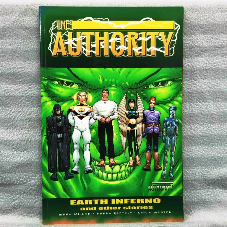 การอนุญาต: Earth Inferno TPB 1 (DC/Wildstorm Comics) MATURE READERS (Mark Millar, warren Ellis, Fran