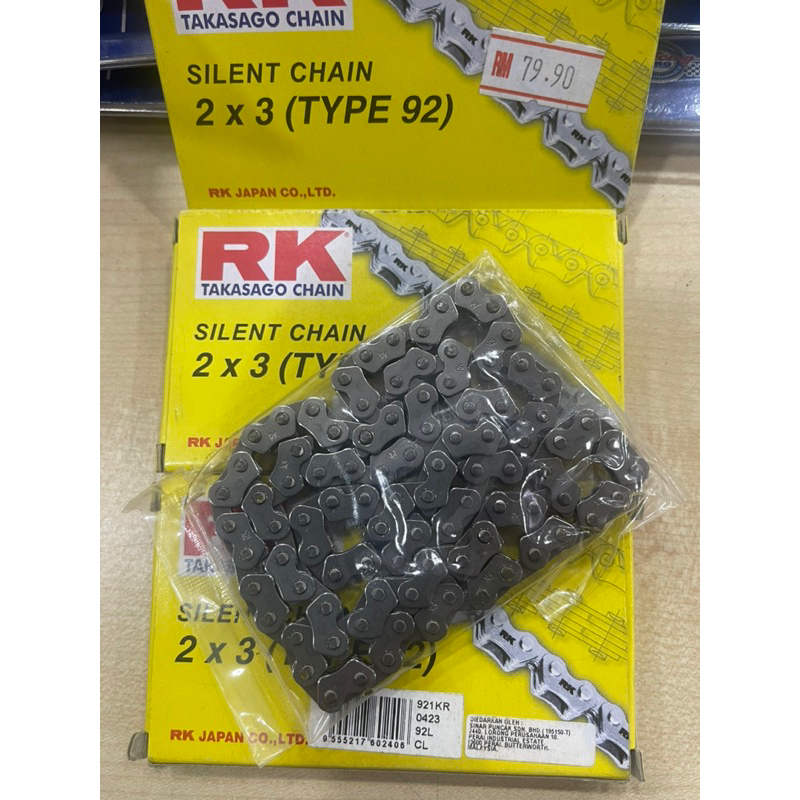 RK TAKASAGO WAVE 125 WAVE125X FUTURE SILENT CHAIN (TIMING CHAIN ) 92LE RK TAKASA CHAIN JAPAN