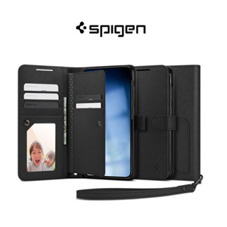 SPIGEN เคสโทรศัพท์มือถือหนัง ฝาพับ พร้อมช่องใส่บัตร ขาตั้งวาง สําหรับ Samsung Galaxy S23 Plus S Plus S23+