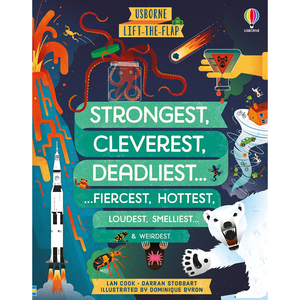 Usborne Lift-the-flap Strongest, Cleverest, Deadliest