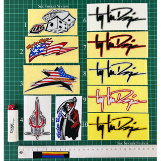 สติกเกอร์สะท้อนแสง ลาย Troy Lee สําหรับตกแต่ง