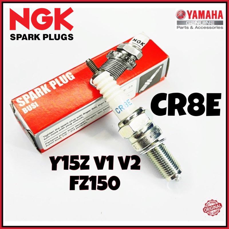 Y15Z Y15ZR V1 V2 FZ150 FZ Y15 SPARK PLUGS CR8E NGK YAMAHA