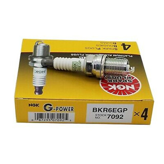 Ngk PERODUA MYVI, TOYOTA AVANZA, ESTIMA G-POWER PLATINUM SPARK PLUG BKR6EGP [4 ชิ้น]