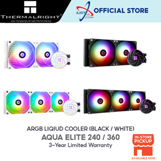 Thermalright AQUA ELITE 240 / 360 ARGB AIO ลิควิดคูลเลอร์ (สีดํา / สีขาว)