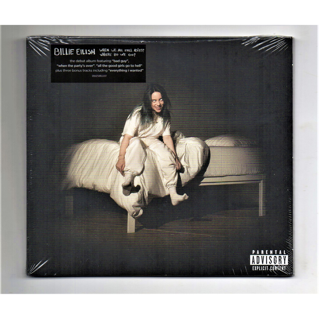 Billie Eilish ‎- เมื่อเราทุกคนตก นอนหลับ ทําที่ไหนเราไป ( CD ) (17 Track ) EU Press