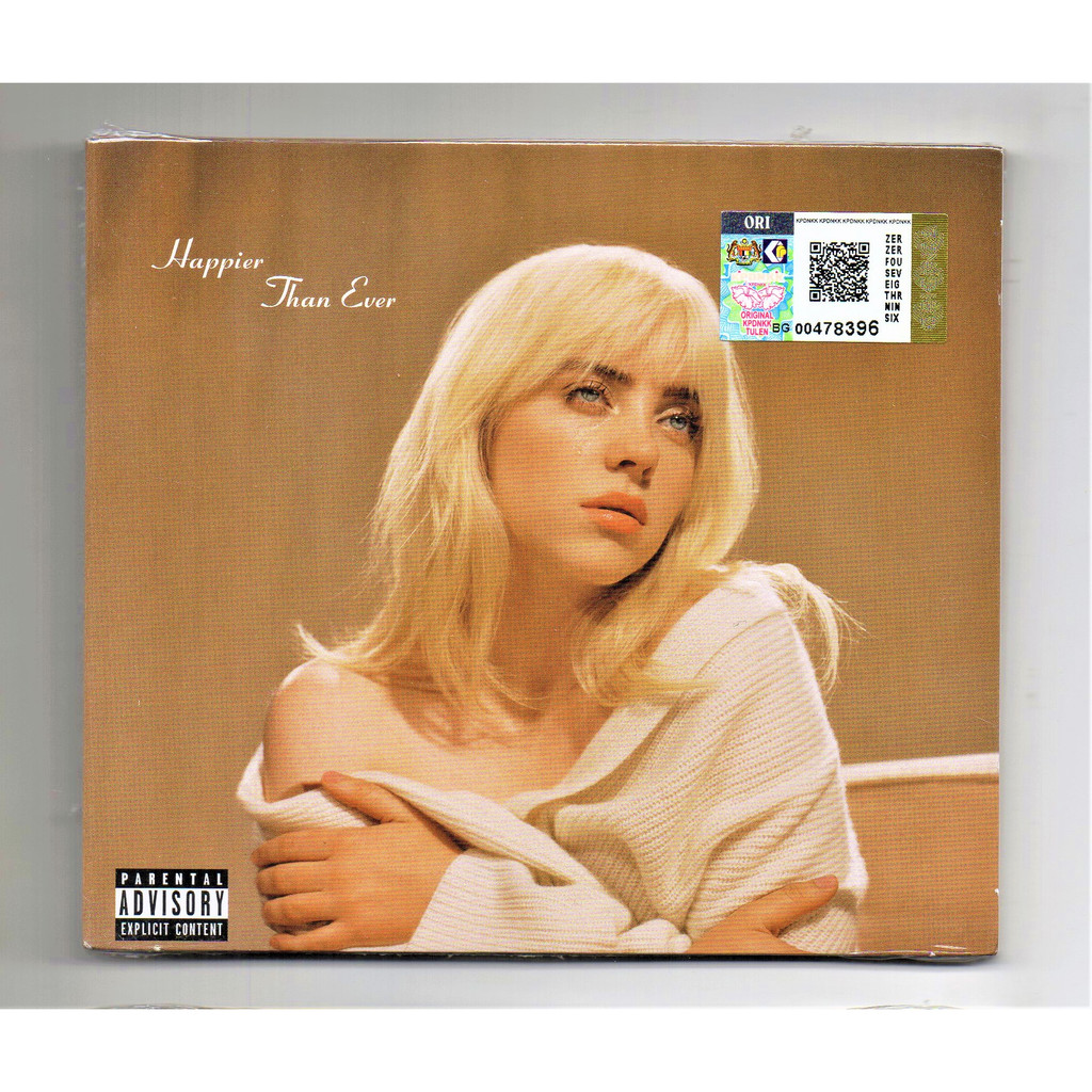 Billie Eilish - Happier Than Ever ( Digipack CD ) EU Press