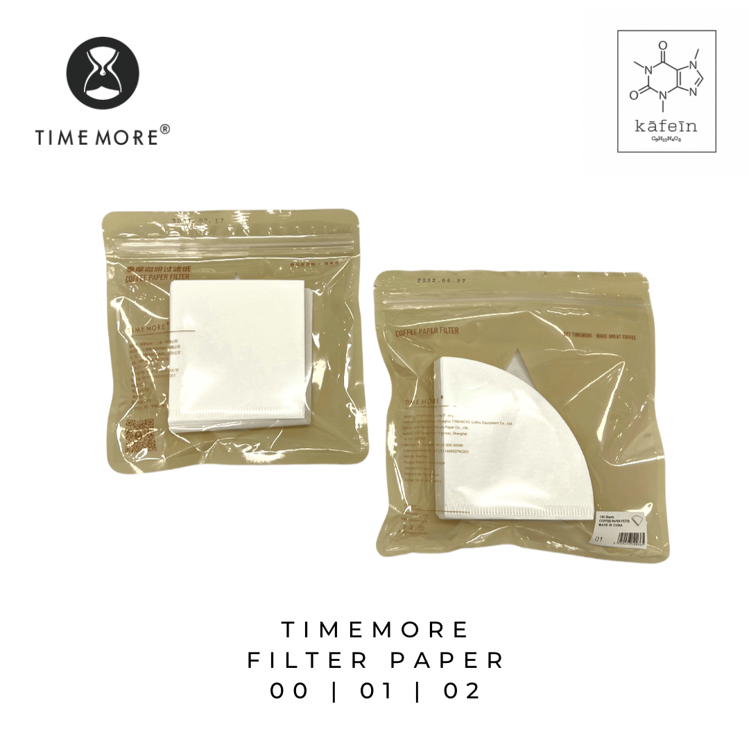 กระดาษกรอง Timemore V60 - 100 ชิ้น สีขาว 00/01/02