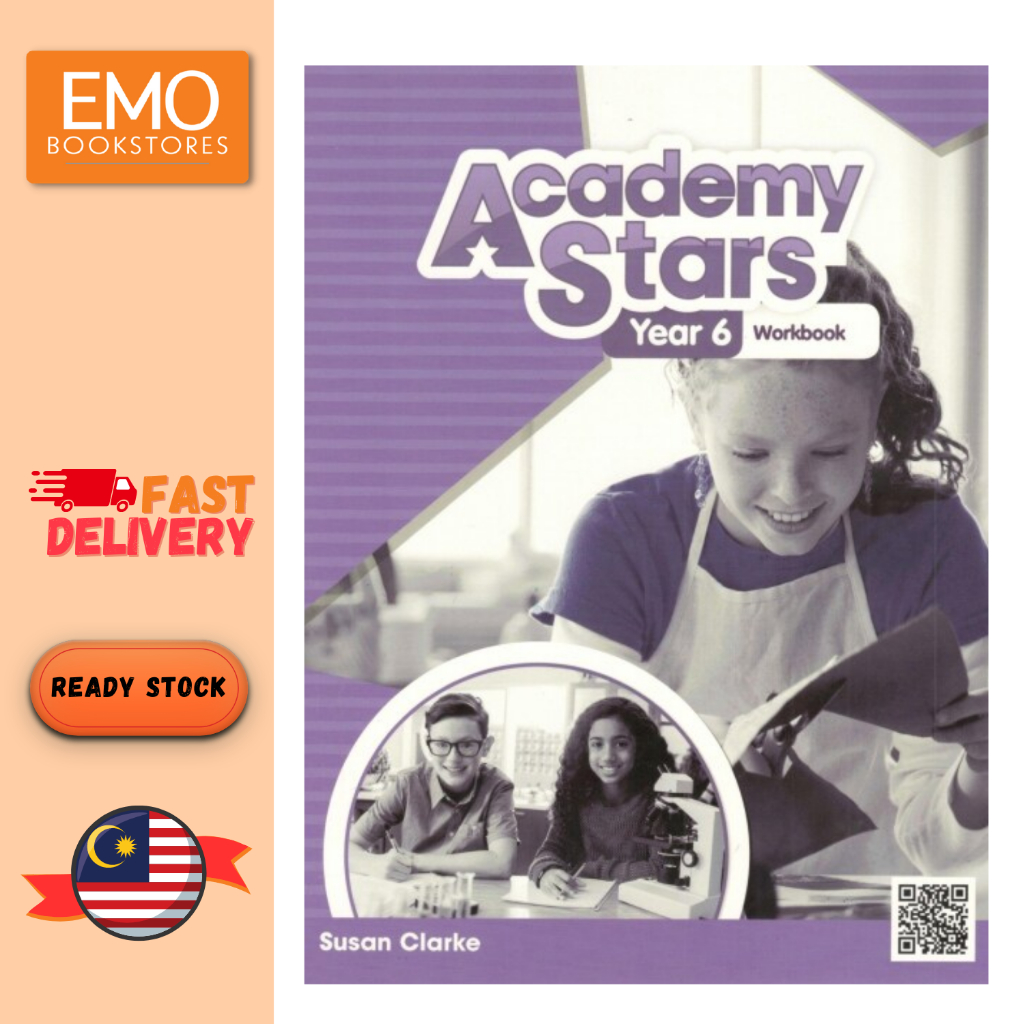 BUKU TEKS ACADEMY STARS YEAR 6 สมุดงานภาษาอังกฤษ