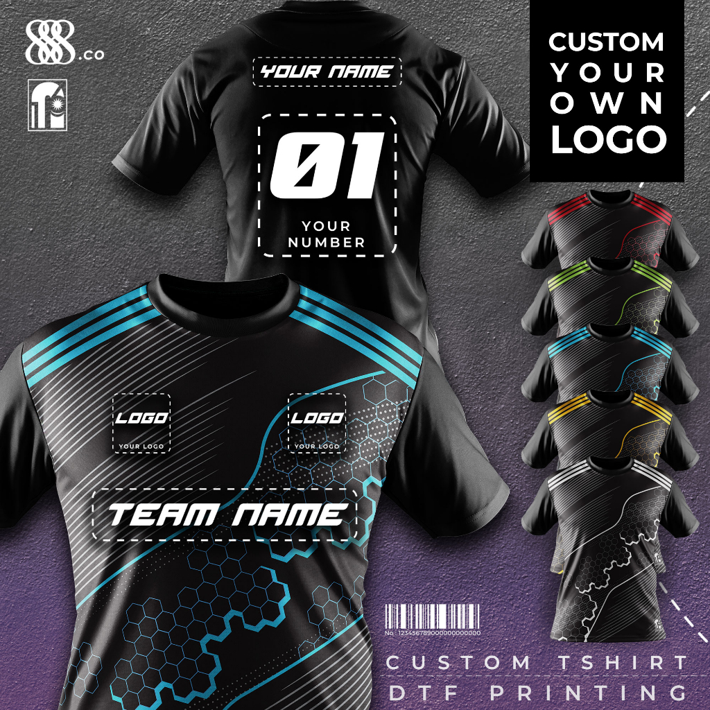 888.CO ใหม่มาถึง Custom Jersey การออกแบบระเหิด Tshirt JERSEY Unisex Microfibre Mini ตาไก่ Interlock 